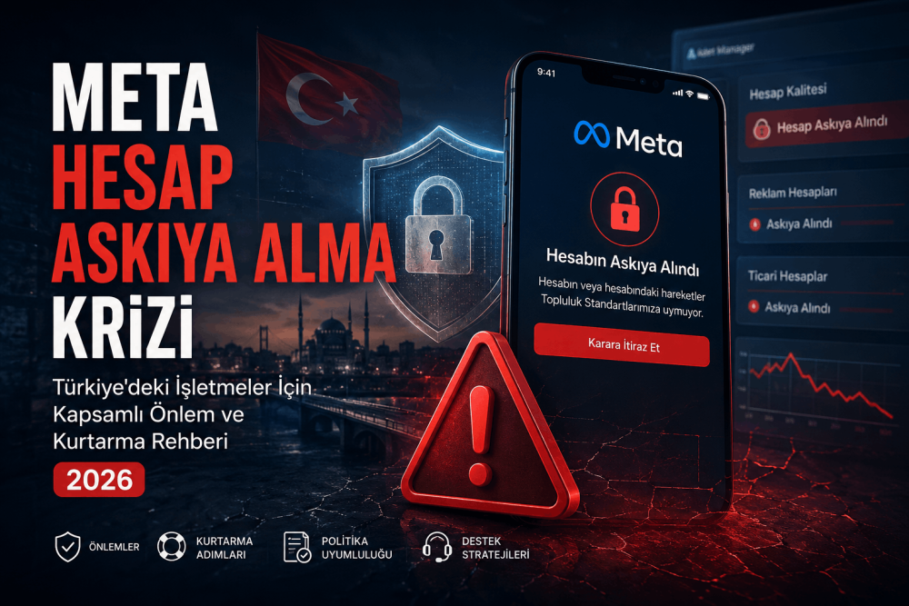 Meta Hesap Askıya Alma Krizi: Türkiye'deki İşletmeler İçin Kapsamlı Önlem ve Kurtarma Rehberi (2026)